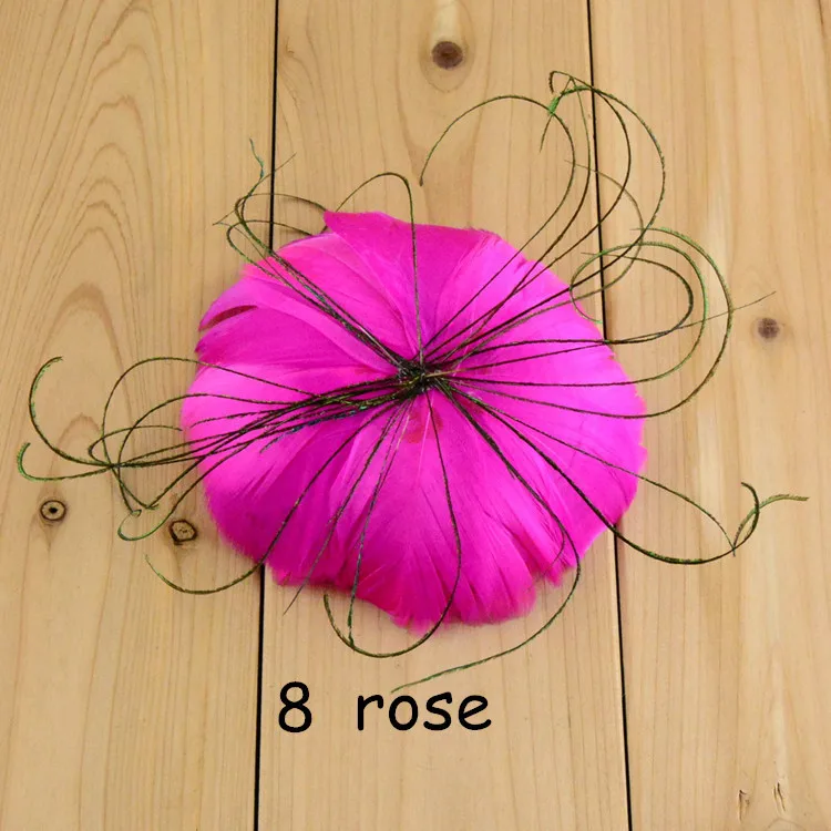 Ободок с перьями павлина для новорожденных 3 9 дюйма 20 шт./лот|feather bait|feather knitfeather plume