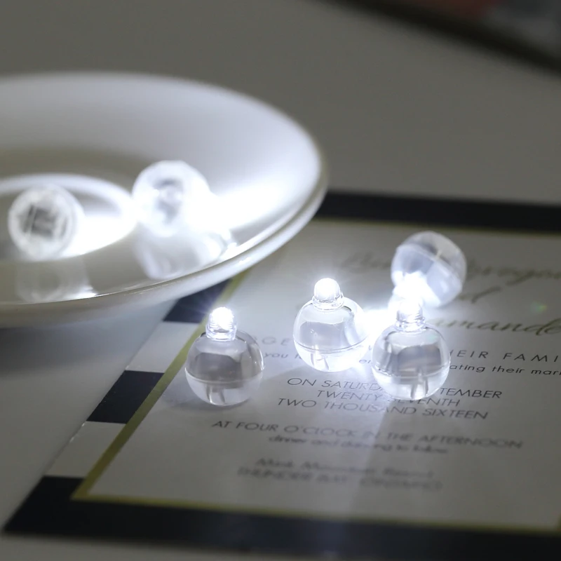 10pcs Round RGB Flash Ball Lamps LED Balloon Lights Mini Put in paper Lantern diy lighting accessories | Лампы и освещение