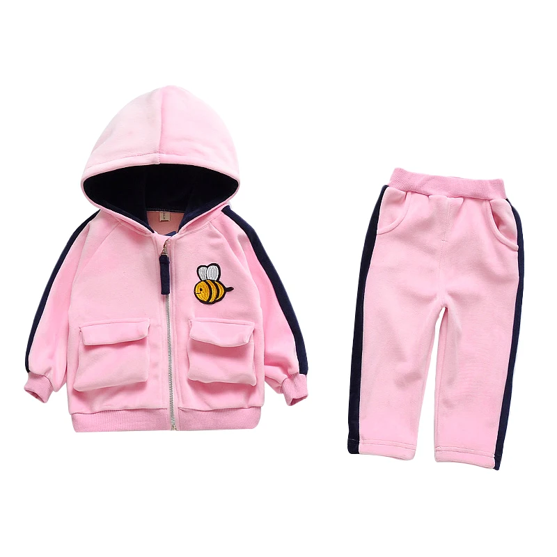 Baby Clothing Sets Child Clothes For Girls Tracksuit Hoody Set Kids Sports Suit Outfits 4 Years Autumn 2 Pieces Toddler Outwear | Детская
