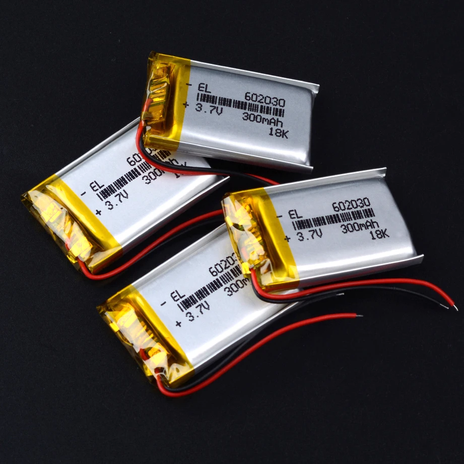 300 мАч 602030 3 7 В литий полимерный аккумулятор Bluetooth MP3 MP4 Смарт часы беспроводная