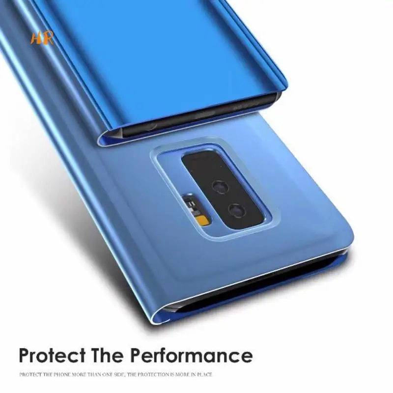 Mirror Flip Cell Case for Samsung Galaxy A6 Plus 2018 Edge Slim Smart Stand Protective Cover |