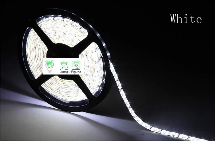 Водонепроницаемый 12 В 5 м 2835 Светодиодные полосы света RGB DC12V 60leds/m3528 освещение