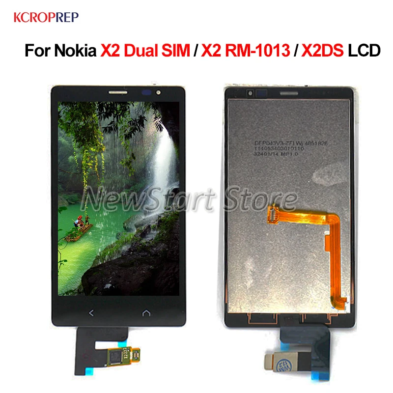 ЖК-дисплей с дигитайзером сенсорного экрана для Nokia X2 две SIM-карты X2DS 4 3 дюйма