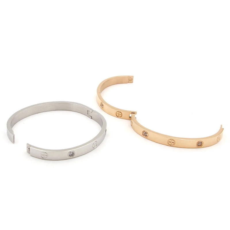 Модные ювелирные изделия FYSARA браслет для влюбленных пар браслеты из нержавеющей