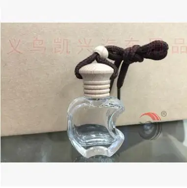 10 шт./лот автомобильные подвеска в виде бутылочки парфюма стеклянный форме