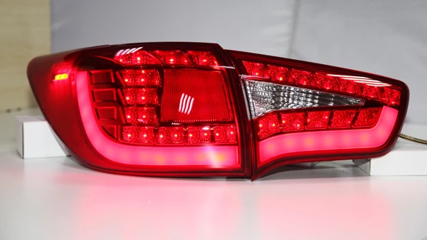 2009 2010 2011 2012 2013 год для KIA Sportage R светодиодный задний задние фары задние фонари Красный цвет поворотный сигнал парковка бег