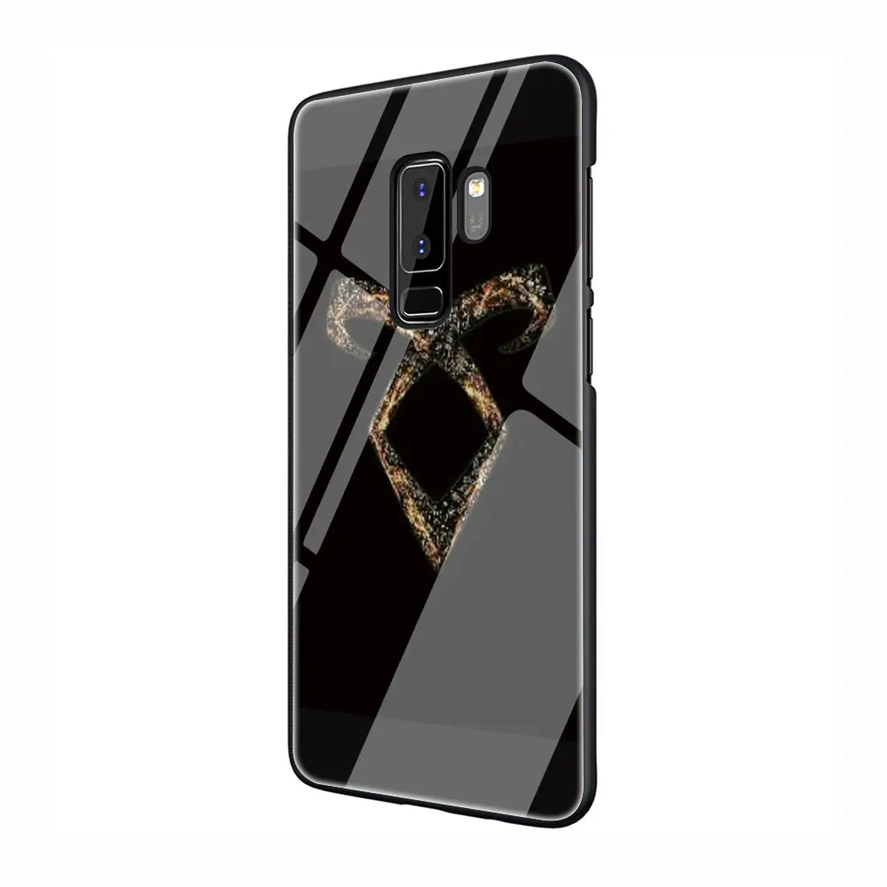 G2 Сумеречные звезда закаленное Стекло TPU черный чехол для Galaxy S7 Edge S8 S9 плюс S10 Note 8, 9, 10, A10 20 30 40 50 60 70 - Цвет: G2