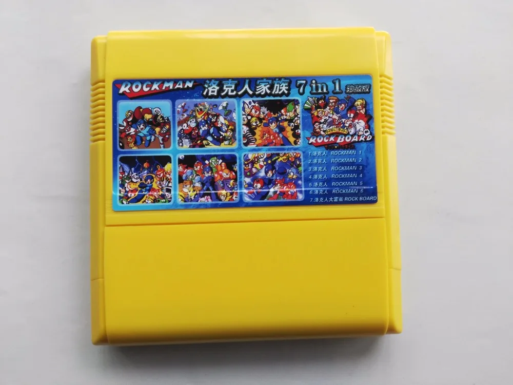 60pin 8bit game card : Rockman 6 в 1 коллекционный картридж (японская версия!)|Игры для консолей|