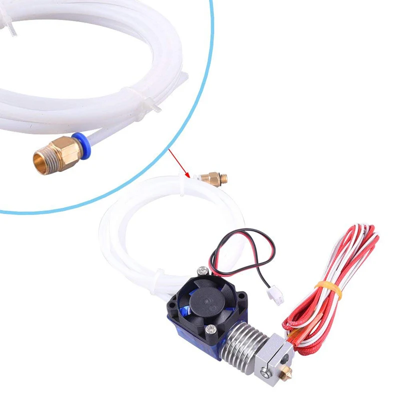 3D принтеры 1 м тефлон тефлоновая труба разъемы J головки Hotend для V5 V6 75 мм 3 0 длинные