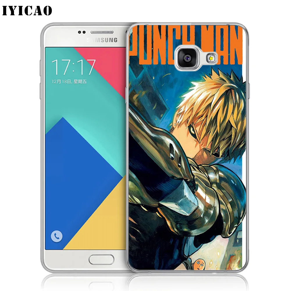 IYICAO One Punch Man Saitama Мягкий силиконовый чехол для телефона Samsung A10 A30 A40 A50 A70 M10 M20 M30 TPU |