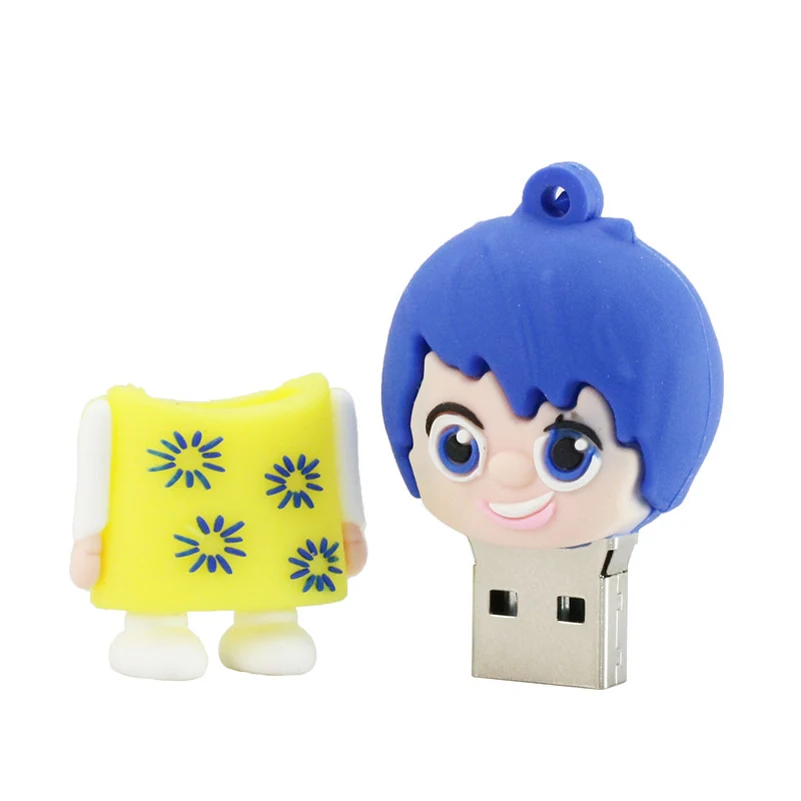 Экспрессия usb флэш накопитель мультфильм USB 2 0 128 Мб 32 Гб 64 памяти переносной
