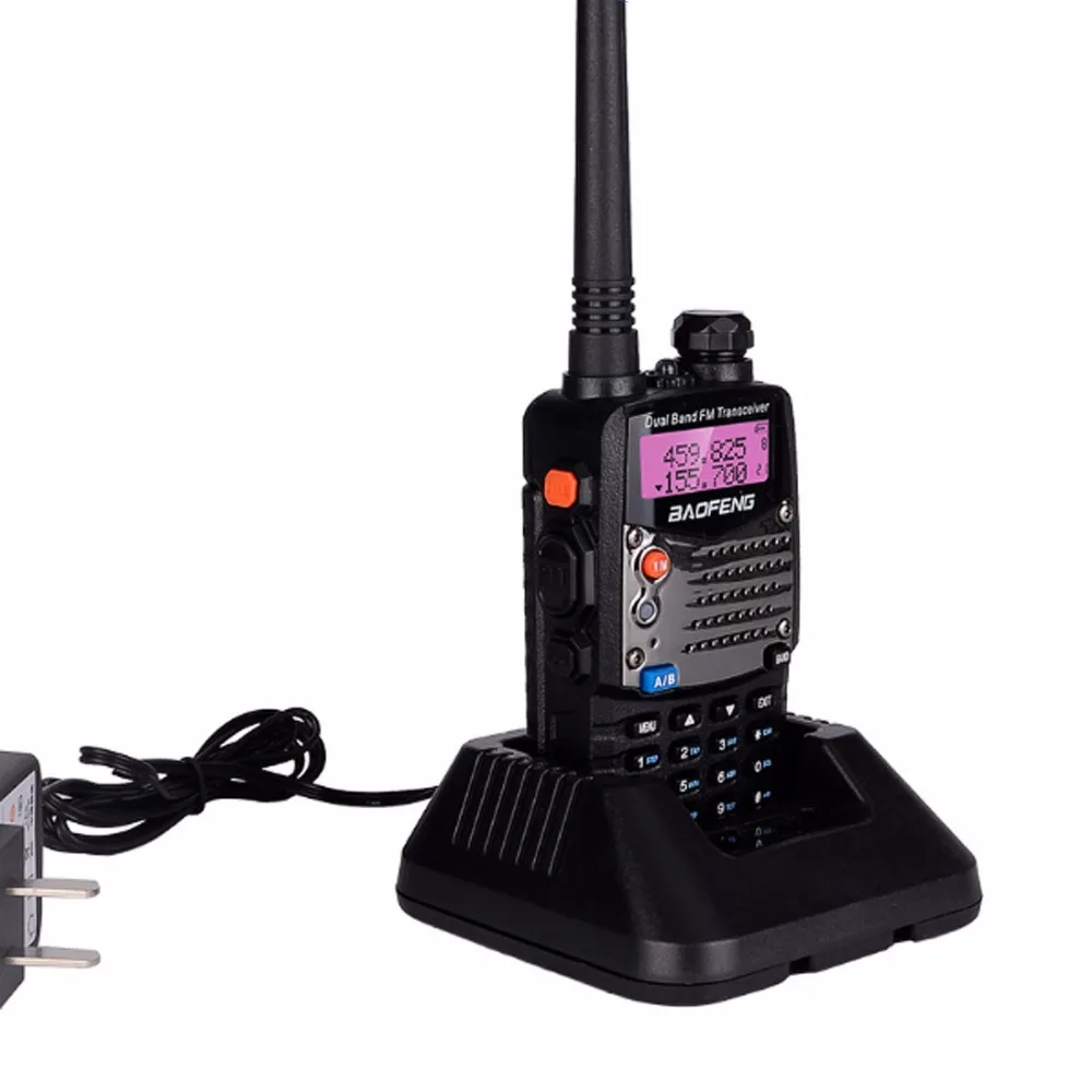 BAOFENG Long Range Walkie Talkie с наушниками Uhf Vhf UV 5RA Dual Band CB Ham радио сканер Полиция 5 Вт