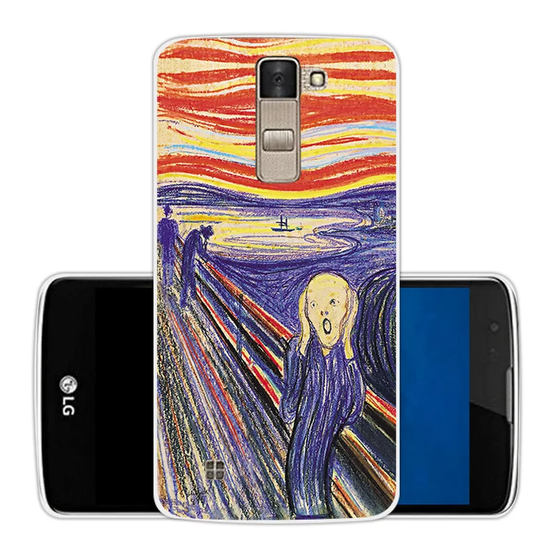 Capa For Funda LG K8 Phone Cases for Lte K350 K350E K350N 5.0&quot K 8 Case Soft Silicone Landscape Back Cover TPU |