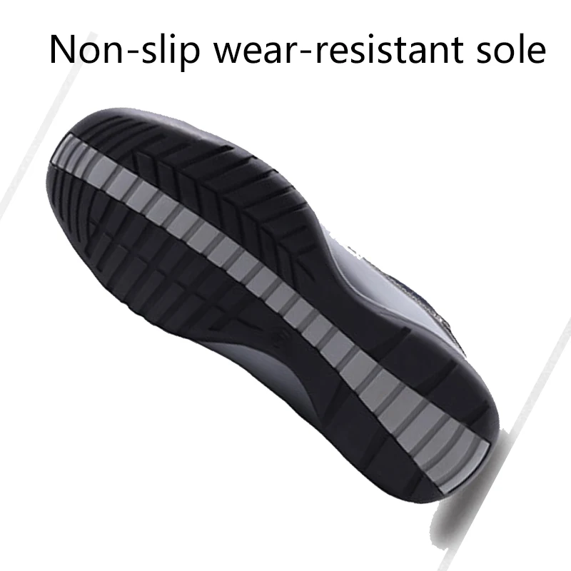 Мужская обувь со стальным носком летняя для защиты от проколов и работы