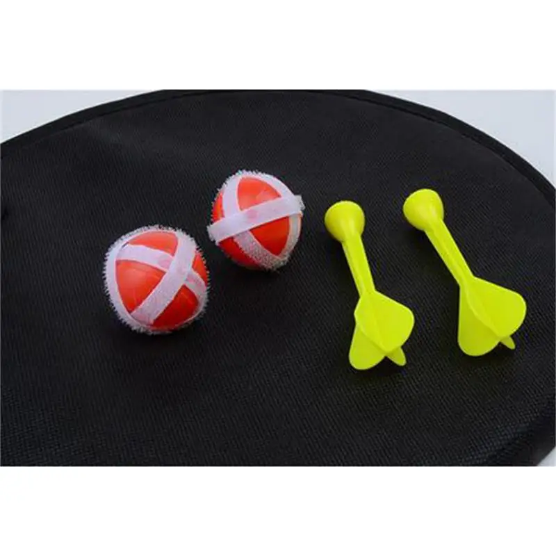 Детская ткань Дартс доска набор Крытый игра Флокирование дартборд самоклеющиеся