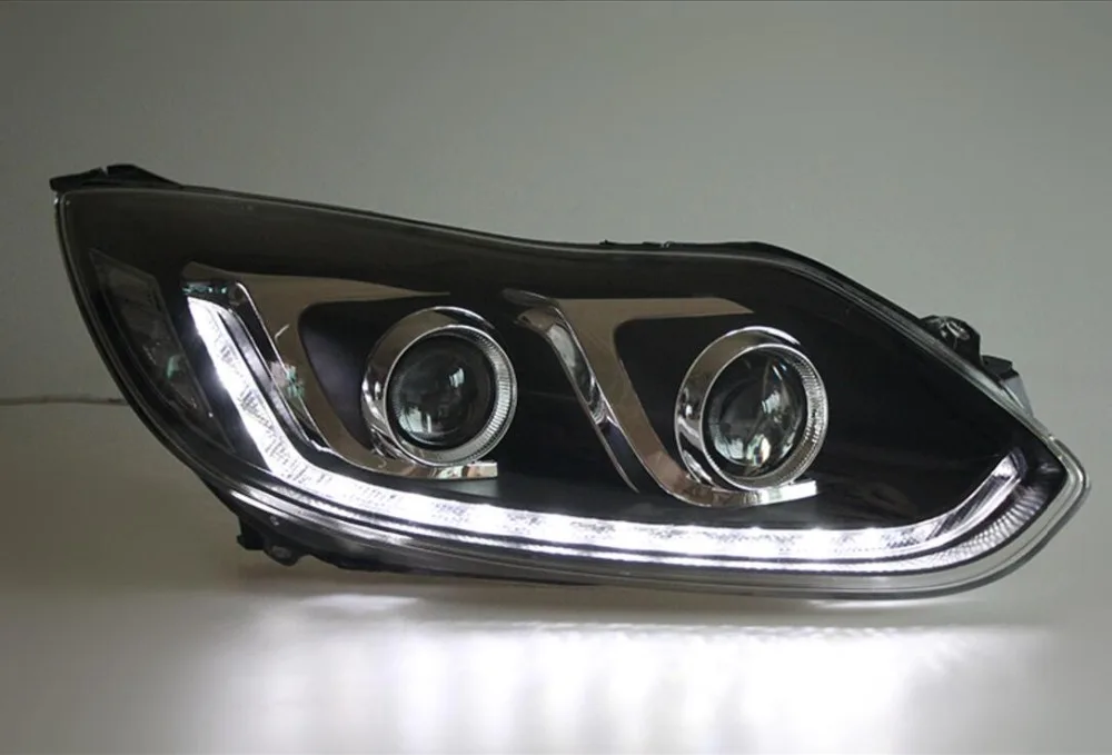 Светодиодные фары для Ford Focus 2012-2014 2 шт. светодиодный льные светодиодные двойные