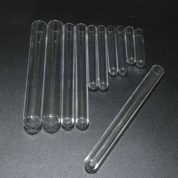 

12pcs/lot 20x200mm Glass Test Tubes with Round Bottom Flat top for kinds of School Laboratory Glassware