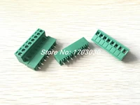 10pcs 5 08mm close straight 8 pin screw terminal block connector pluggable type