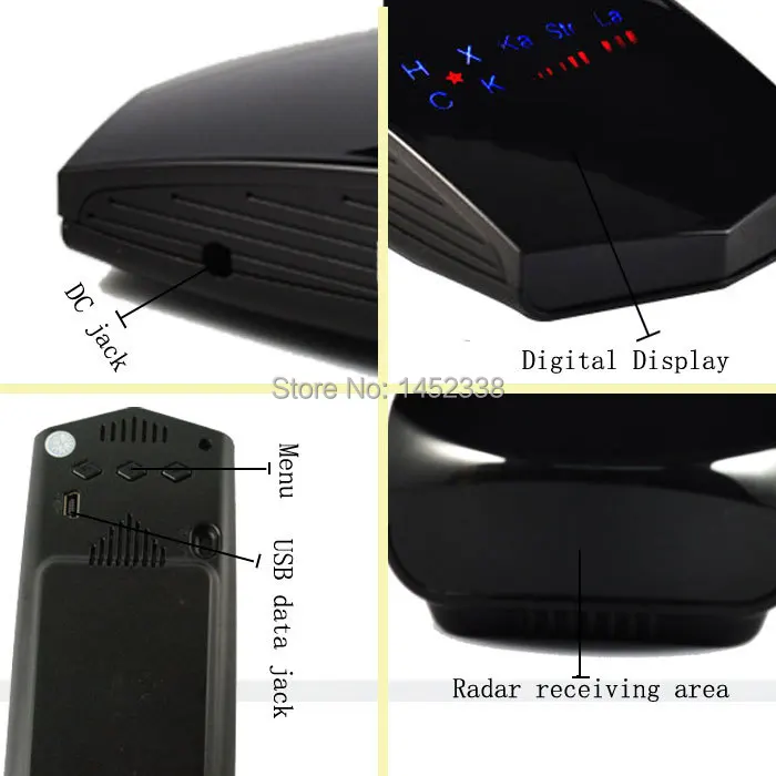 Антискоростная камера V3 Русский Английский автомобильный радар-детектор |
