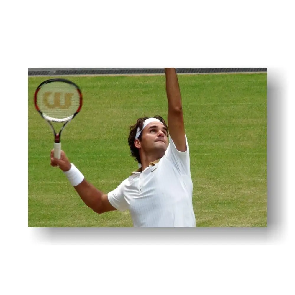 Roger Federer Постер фото ограниченная печать знаменитостей теннисистов Чемпион