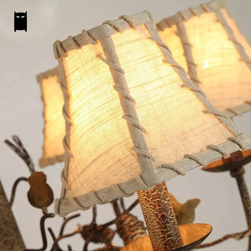 Подвесной светильник в винтажном стиле с железной подвеской | Лампы и освещение