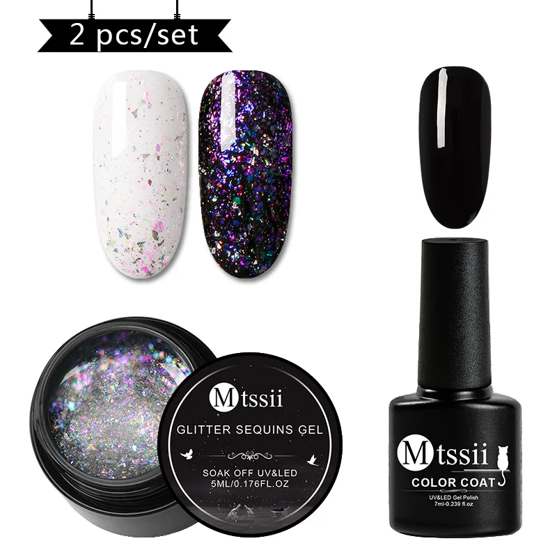 ZH03092 Mtssii блеск для губ Хамелеон Гель-лак UV Soak Off Nail Art Лак Стойкий цвет покрытие живопись гель 5 мл гель для ногтей с блестками лак - Цвет: ZH03092