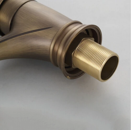 Classical Antique Sink Bathroom Faucet brass sink Bath Mixer Tap Morden design Single handle basin faucet.Deck Mount tap | Обустройство