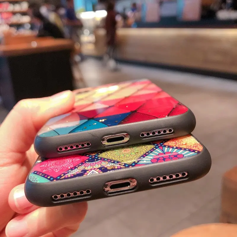 Роскошный чехол для Samsung Galaxy S8 S9 Plus NOTE 9 Note 8 чехлы iPhone 7 6 6s XS Max XR X |