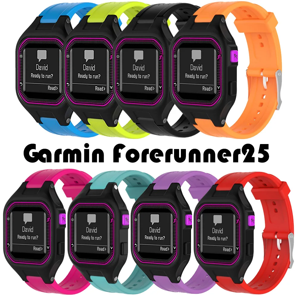Запасной браслет для Garmin Forerunner 25 GPS часы бега фитнес трекер Smarwatch|Ремешки часов| |