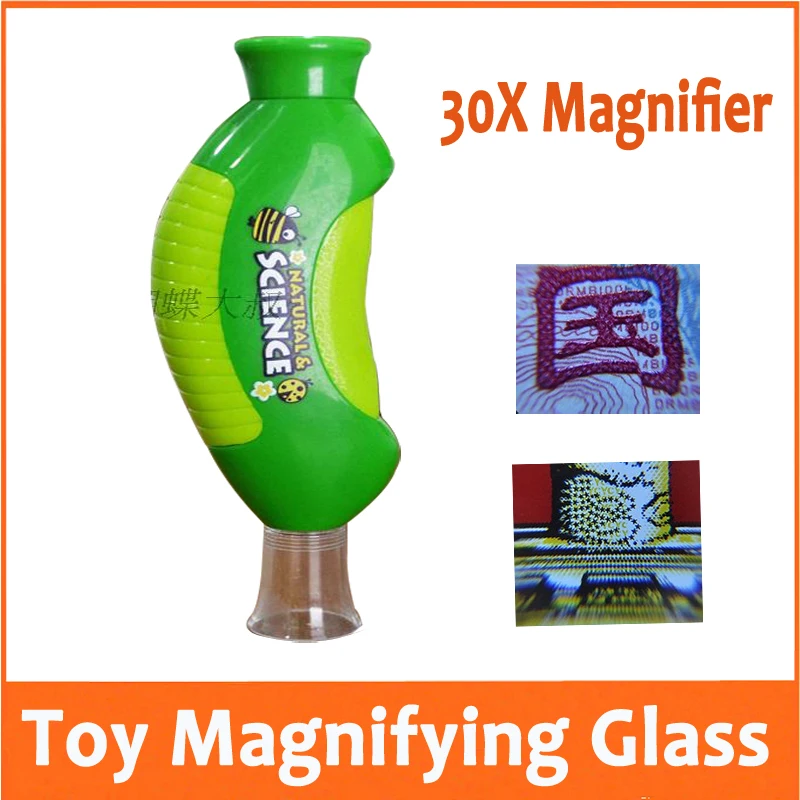 Лидер продаж! Увеличительное стекло 30X для детей и студентов ручная учебная лупа