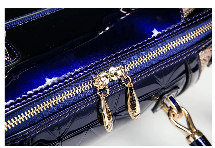 Новая женская сумка из лакированной кожи брендовая на плечо роскошная модная