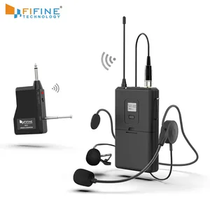 Микрофонный передатчик FIFINE UHF1, 20 каналов, 4 дюйма
