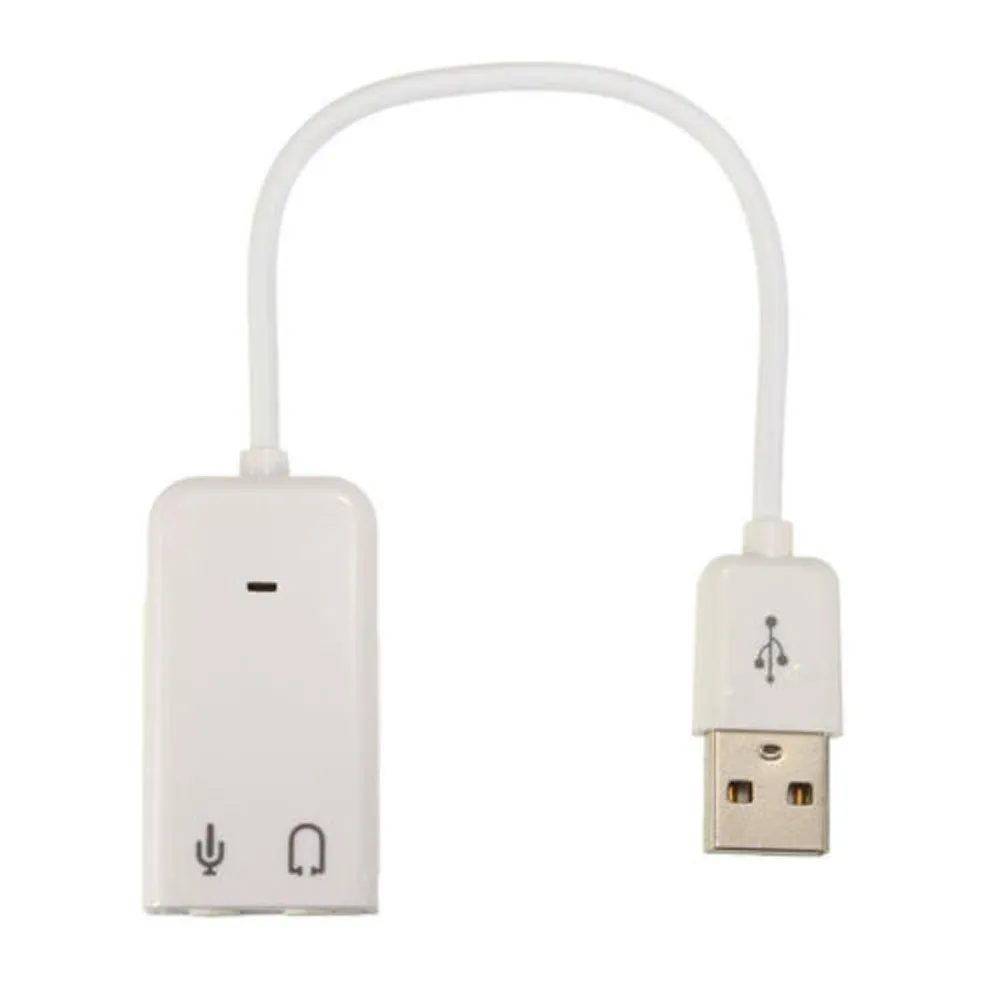 Внешний Виртуальный USB 2 0 для ноутбука конвертер стерео звуковая карта аудио