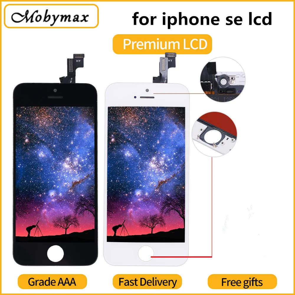 Для iphone SE A1723 A1662 A1724 ЖК-экран сенсорный дигитайзер дисплей рамка в сборе для iphone Se Pantalla Ecran