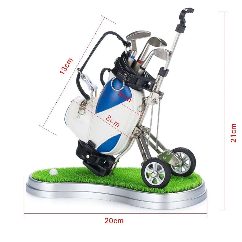 CRESTGOLF ручки для гольфа с держателем сумки новые подарки 3 шт. алюминиевой ручкой