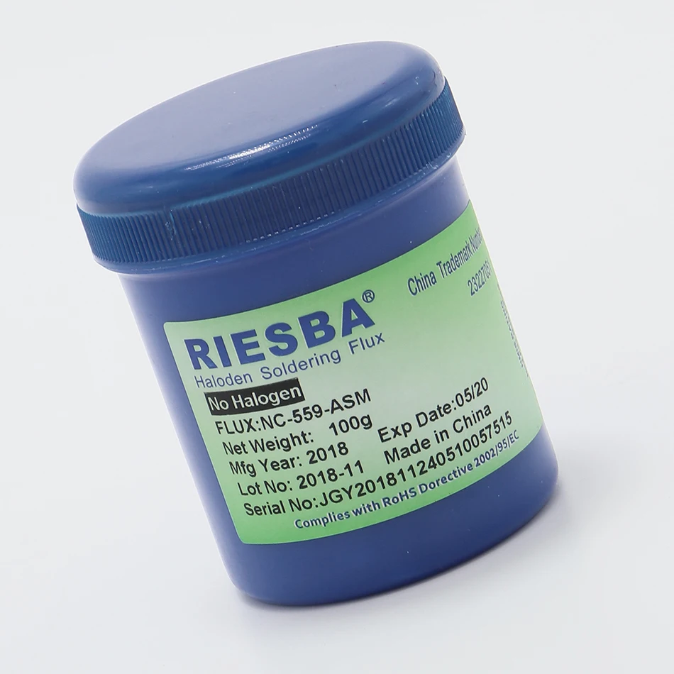 RIESBA 100 г NC-559-ASM флюс сварочная паста цилиндр сварные Сварочные Фитинги(1 шт./лот 2 шт./лот) 9 unid шаблон канифоль флюс