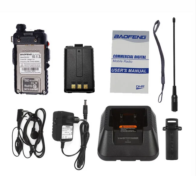 Портативная рация Baofeng DHL обновленная версия UV-5R DMR UHF VHF DM-8HX-136 МГц/174-400 МГц