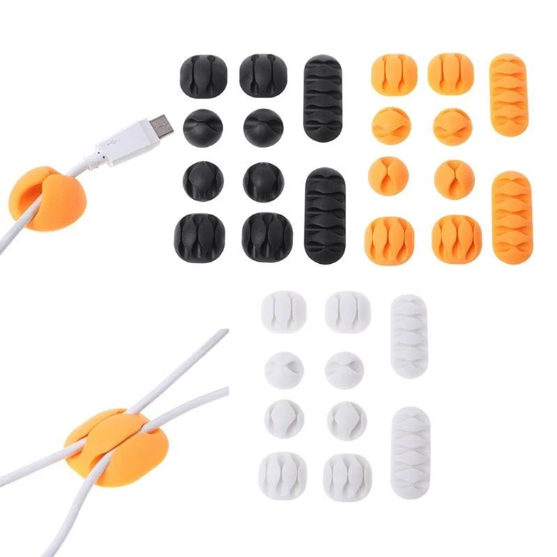 10 шт./компл. органайзер для USB кабеля устройство намотки проводов настольное