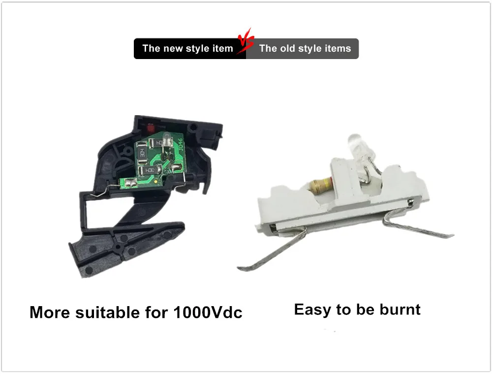 Автоматический CE DC PV 32 Amp 10x38 1000V din-рейка электронный Солнечный 1000Vdc держатель предохранителя без светильник без предохранителя