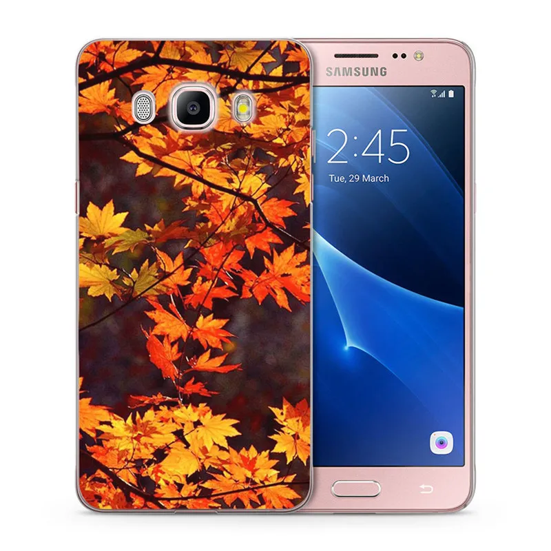 Осенние листья желтые Fallen золотой кленовый лист чехол для samsung Galaxy J120 J320 J330 J1 J5 J7 J2