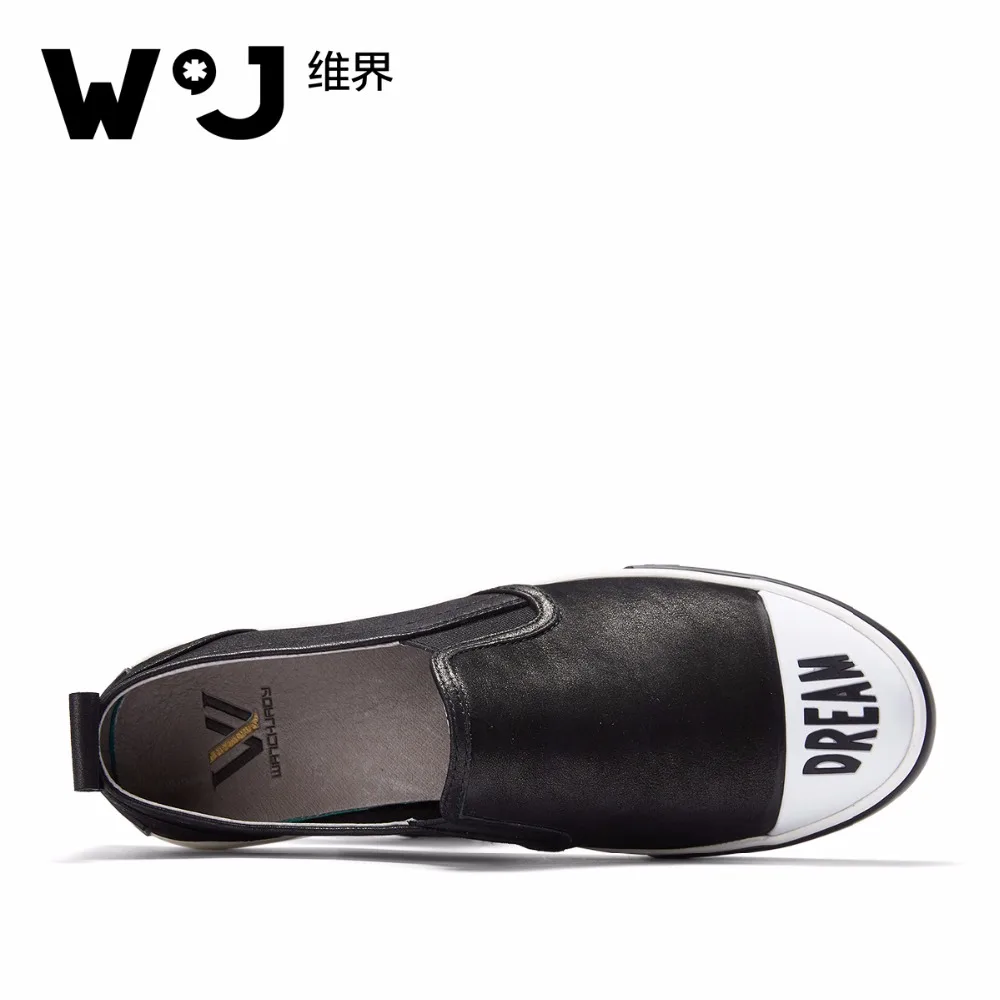 W.j из натуральной коровьей кожи сезон: весна–лето Осенняя повседневная обувь