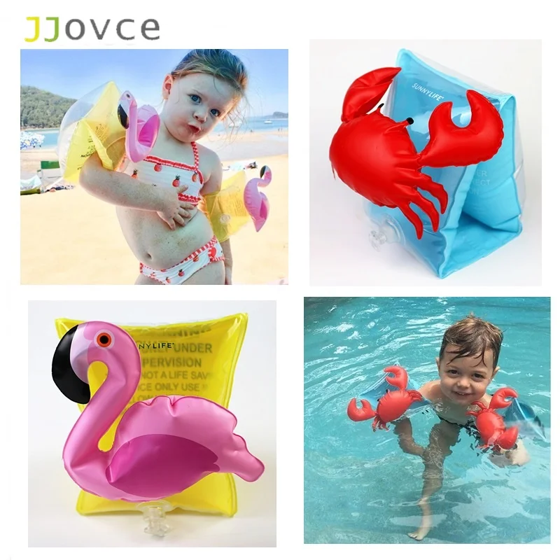 Сверхлегкий милый мультфильм рука Фламинго Краб плавающий плавательный бассейн