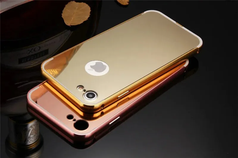 Для Apple iPhone 7 6 6S плюс 5S 5 Чехол роскошные доспехи алюминиевая рама металл +