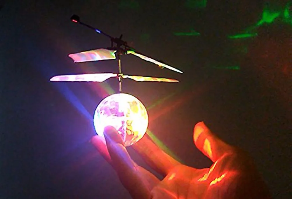 RC Flying Ball infrared Induction Helicopter Built-in Shinning LED Lighting for Kids Teenagers Colorful Flyings Toy | Игрушки и хобби