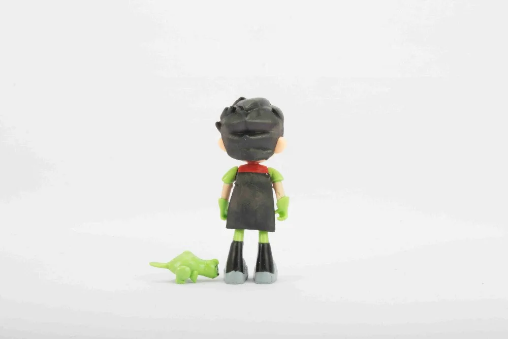 5-13 см подростковые Титаны Go Фигурки игрушки Робин Зверь Мальчик Ворон киборг Титаны Фигурки игрушки для детей
