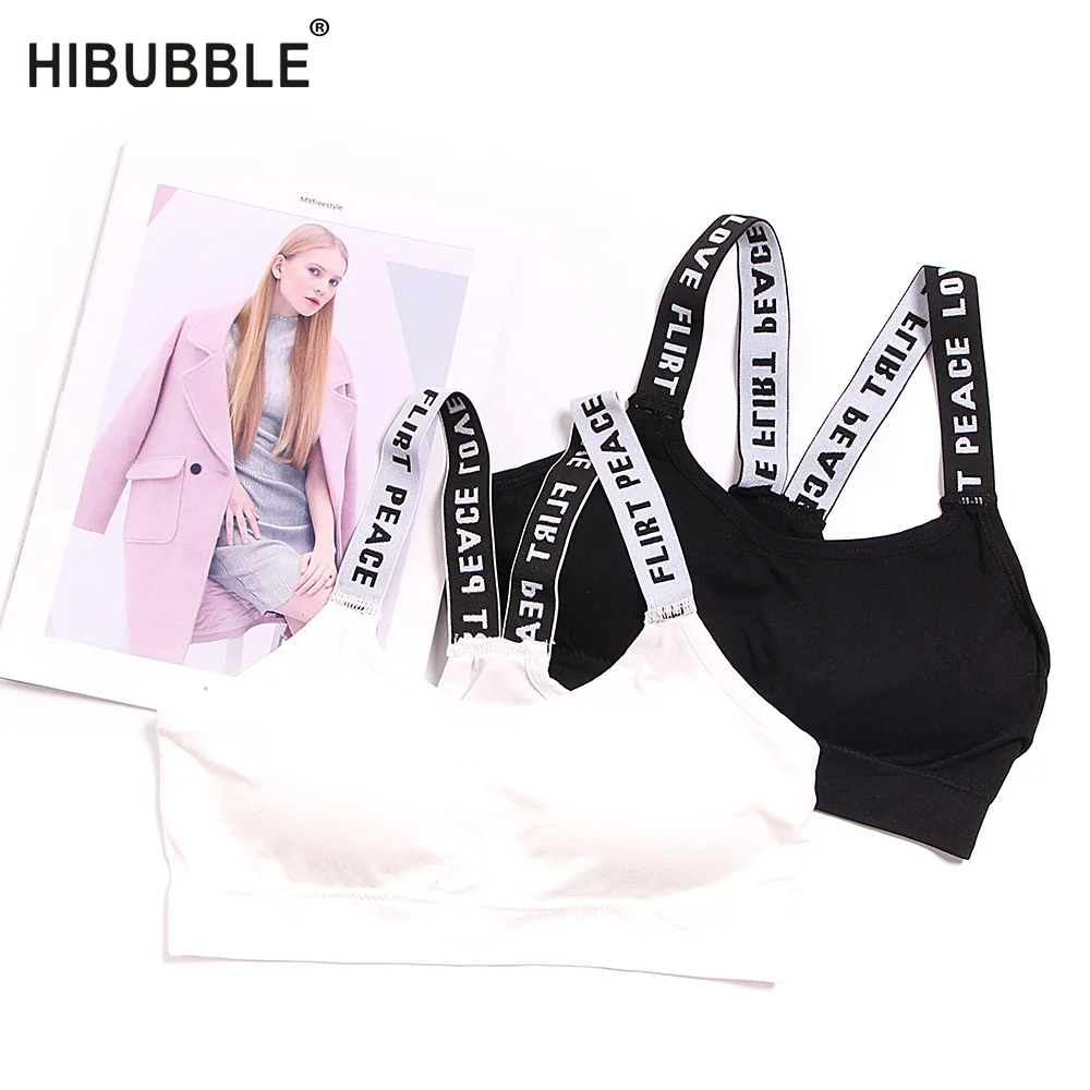 Бюстгальтер с пуш апом HIBUBBLE дизайнерский женский бюстгальтер буквами на спине