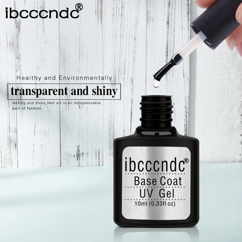 Ibcccndc Новый долговечный отмачиваемый УФ Гель лак основа уголь прозрачный и