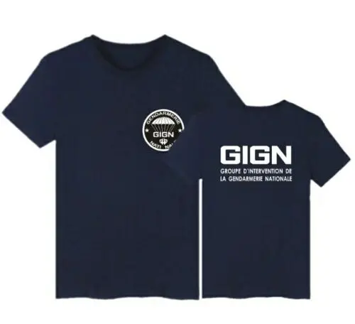 

Потяните Col РАН дю связью футболка Maglietta Gign Франция полиции 2019 Весна Slim Fit Для мужчин хипстер; О до образный вырез; Сделать свой собственный фу...