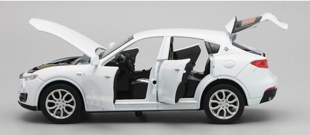 Diecast Levante макет машины 16 см металлические игрушки для мальчиков в подарок с музыкой/светом/откатной функцией