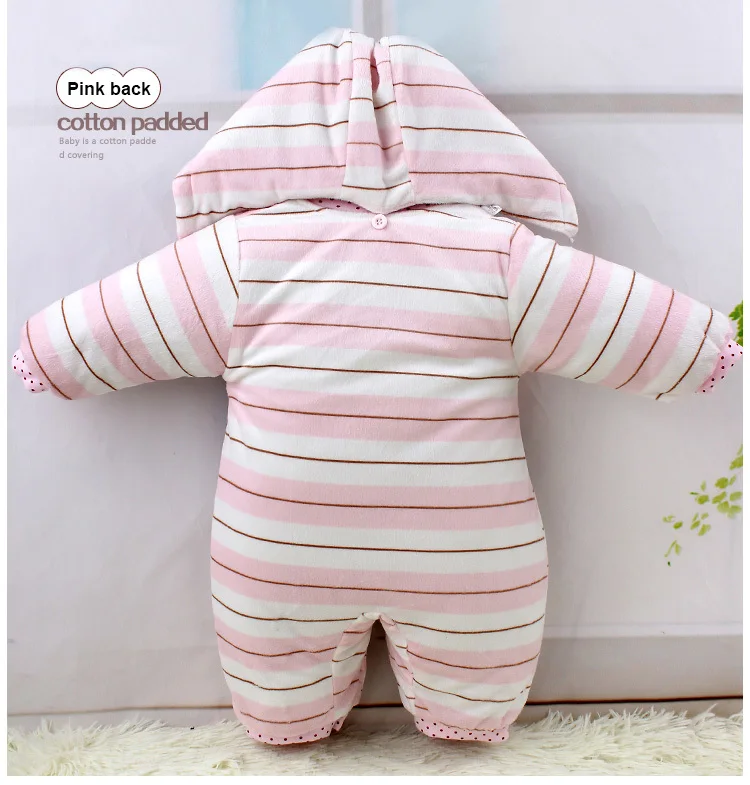 2014 new autumn &amp winter thickness baby rompers classic striped super soft girls boys ha clothes free ship | Детская одежда и